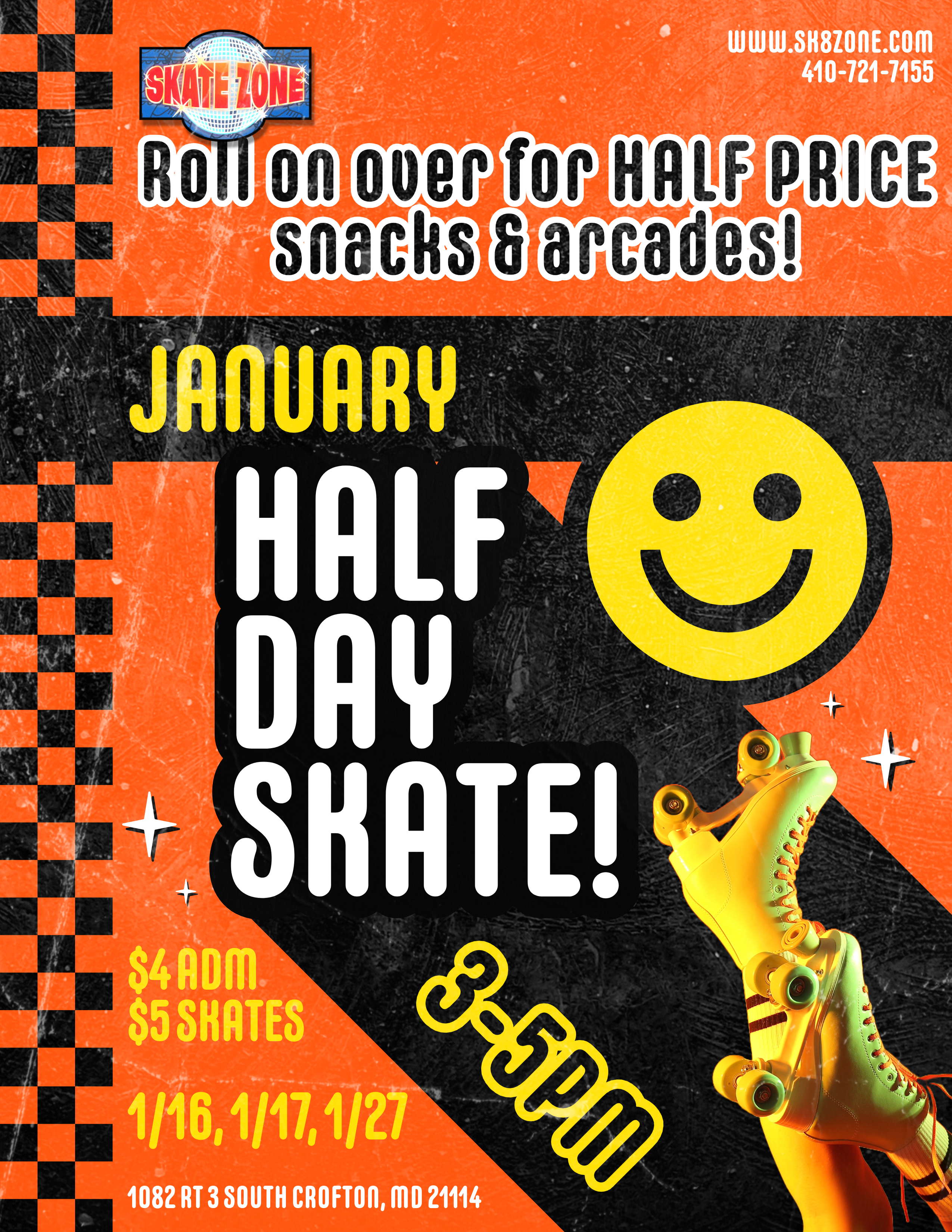 January Half Day Skates!
