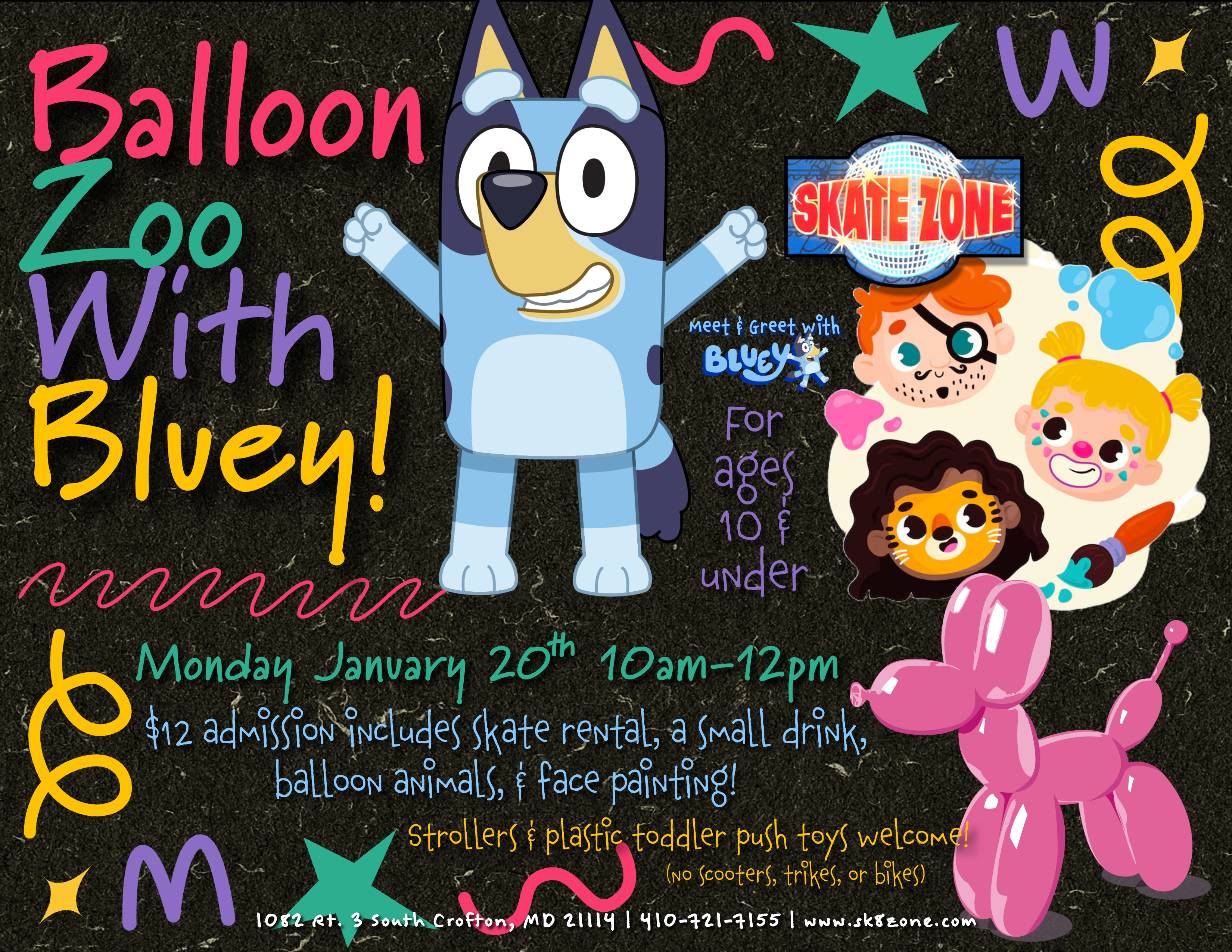 Balloon Zoo with Bluey!