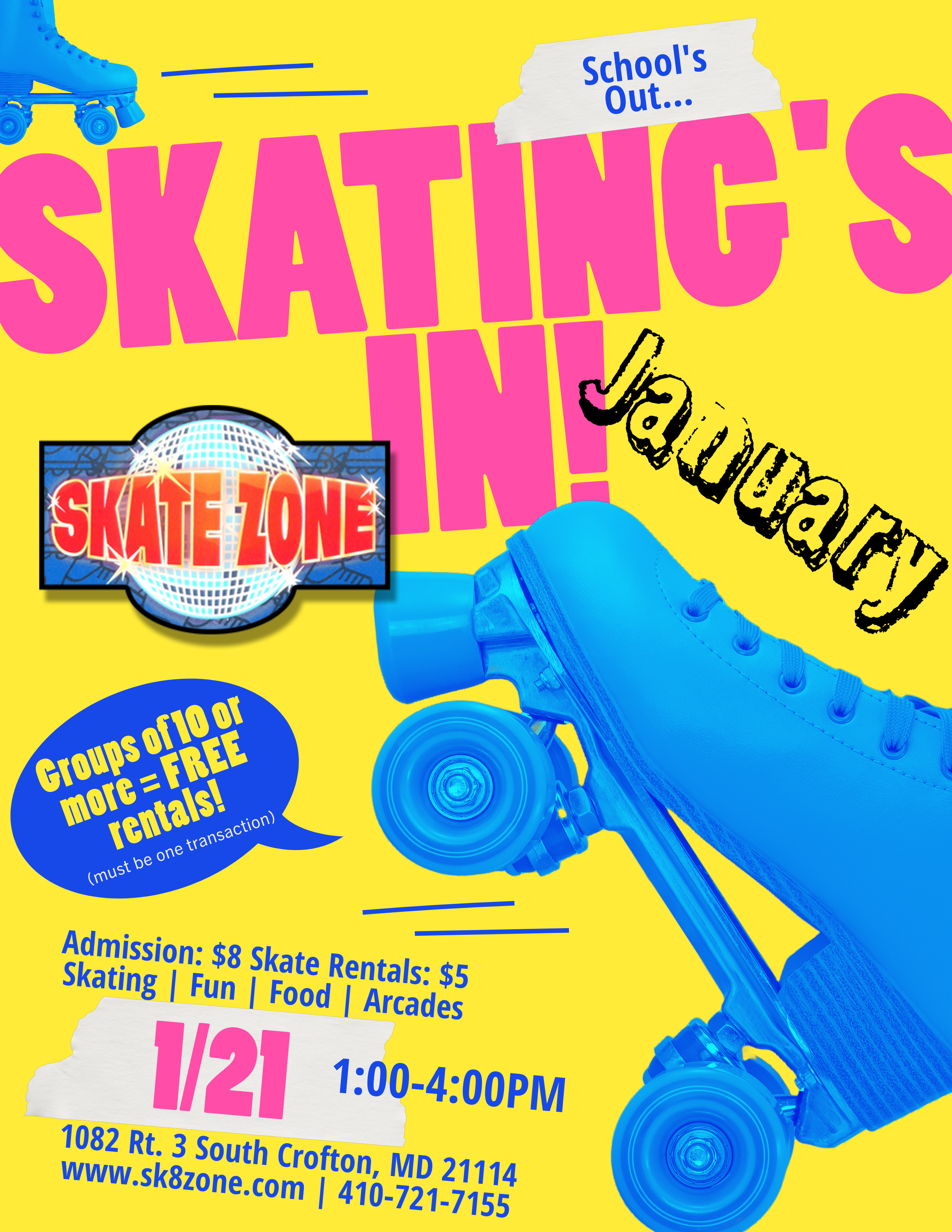 January School's Out Skates!