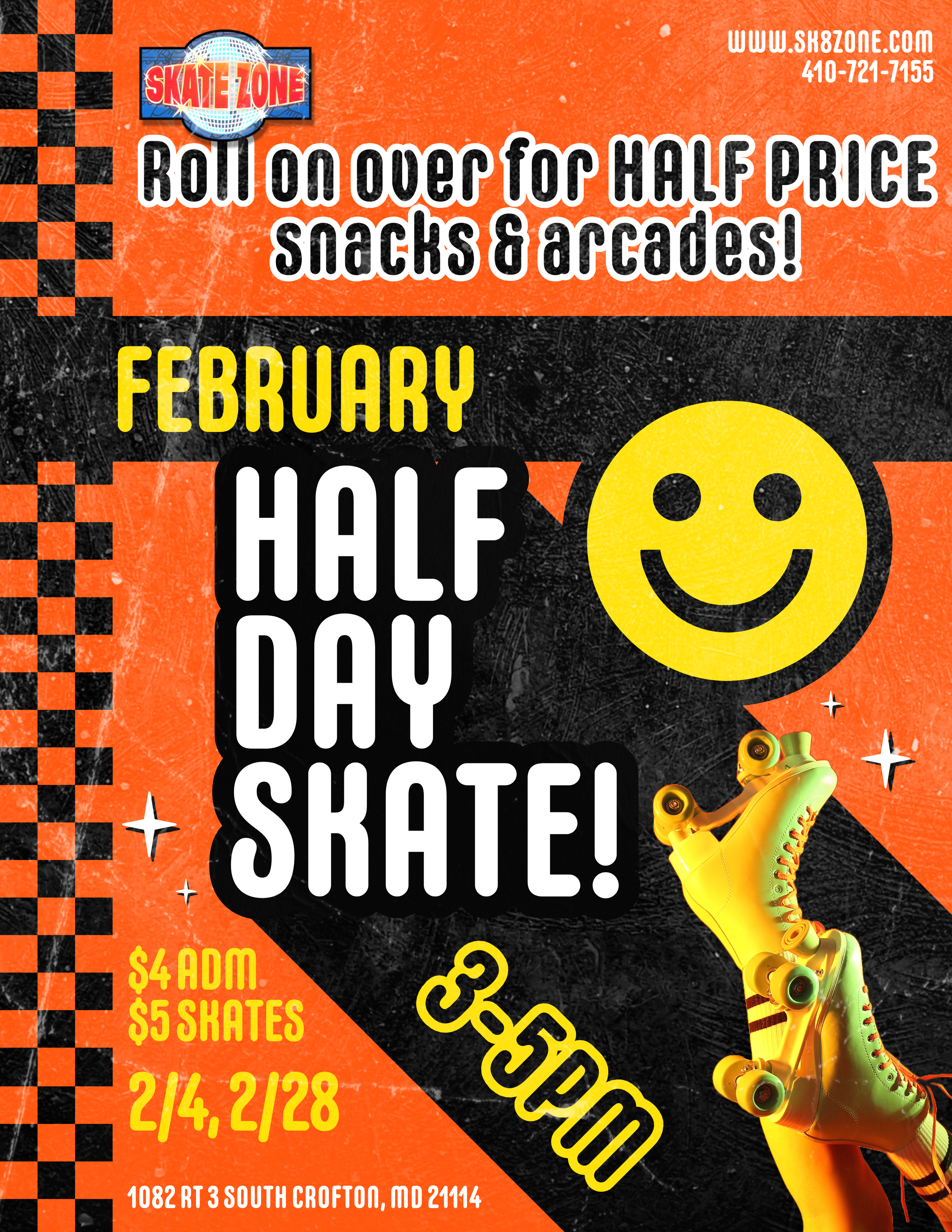 February Half Day Skates!