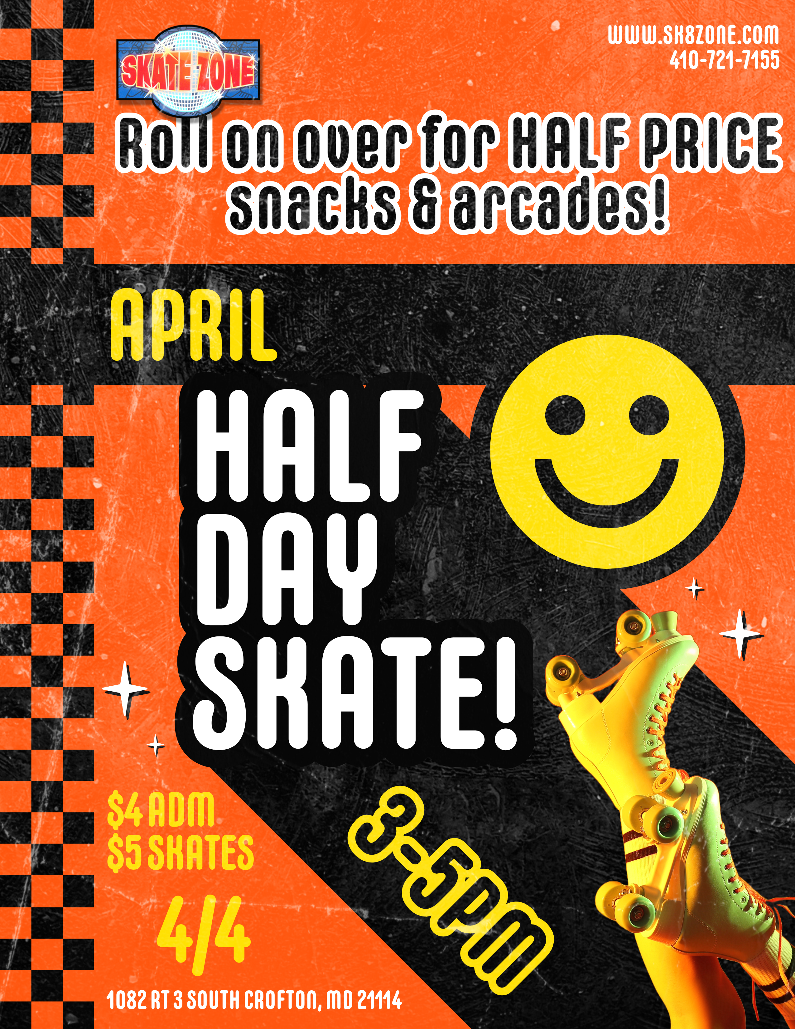 April Half Day Skate!