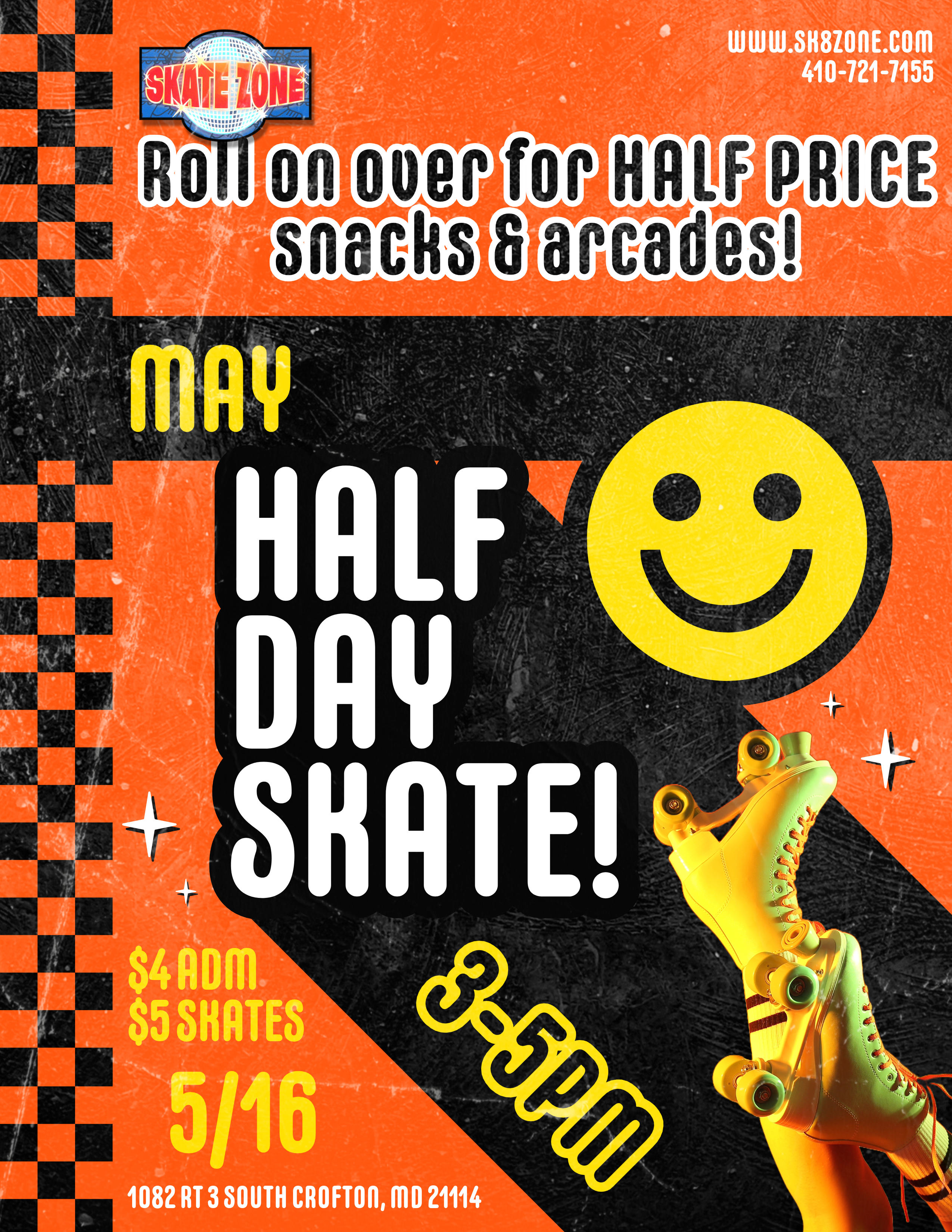 May Half Day Skate!